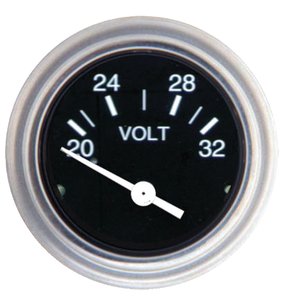 Teleflex Heavy Duty Series Gauge - Voltmeter 10-16 Volts